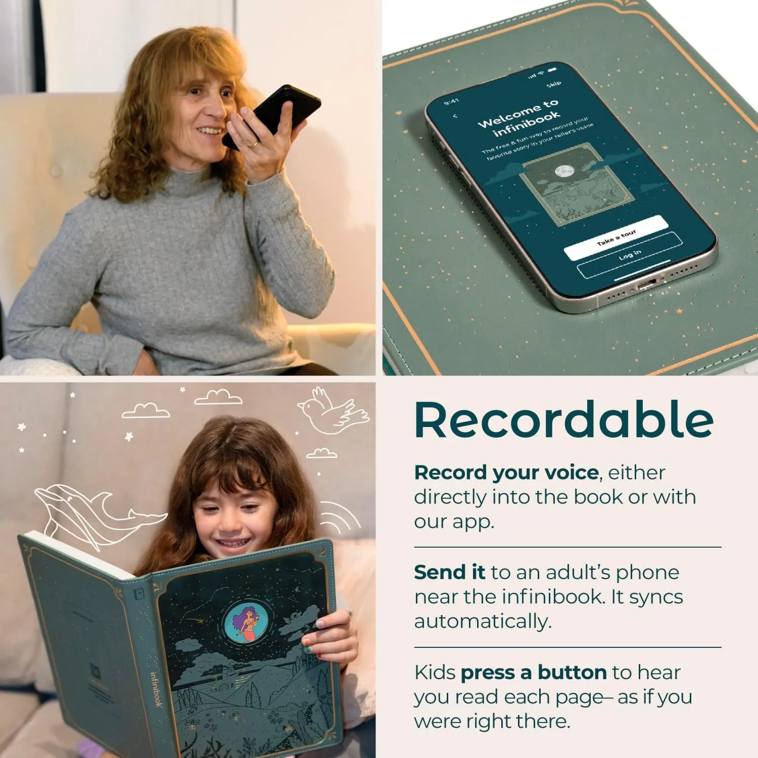 Cali’s Books The Little Mermaid | infinibook Storytelling Toy   Reader | Read-Aloud E-Reader with Games | Recordable Interactive Storybook for Kids 3-7 | Screen-Free Educational Gift