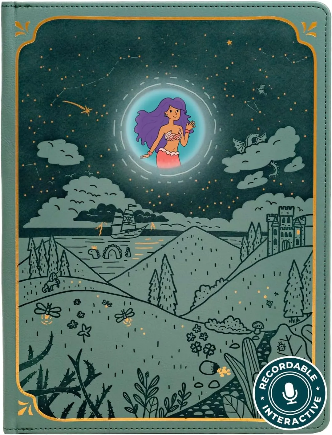 Cali’s Books The Little Mermaid | infinibook Storytelling Toy   Reader | Read-Aloud E-Reader with Games | Recordable Interactive Storybook for Kids 3-7 | Screen-Free Educational Gift