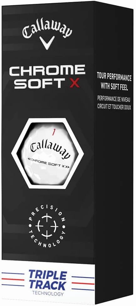 Callaway Golf Chrome Soft X Golf Balls (Triple Track (Yellow)