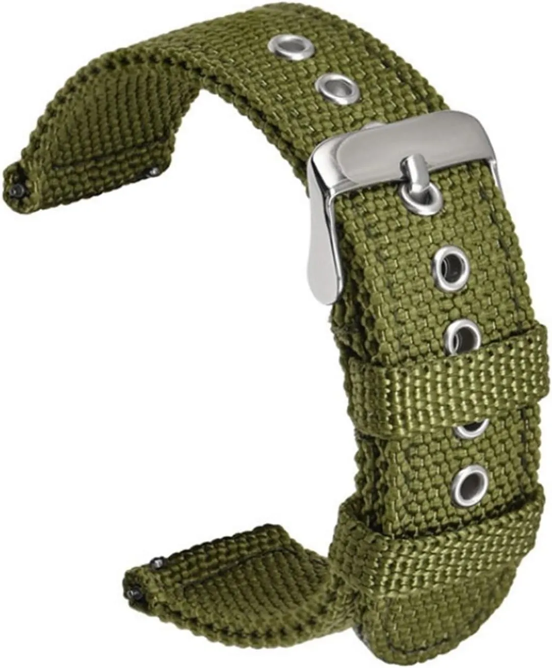 Canvas Nylon Watch Strap 18mm 20mm 22mm 24mm Universal Men Women Stainless Steel Pin Buckle
