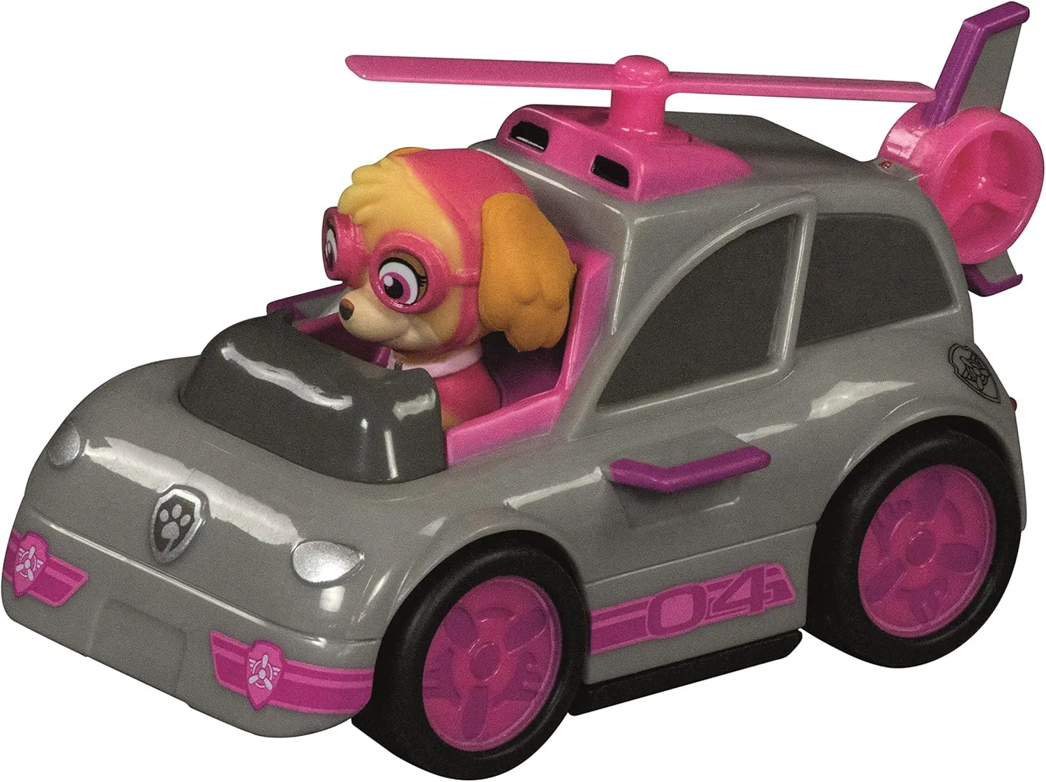 Carrera First Paw Patrol - Slot Car Race Track - Includes 2 Cars: Chase and Skye - Battery-Powered Beginner Racing Set for Kids Ages 3 Years and Up,