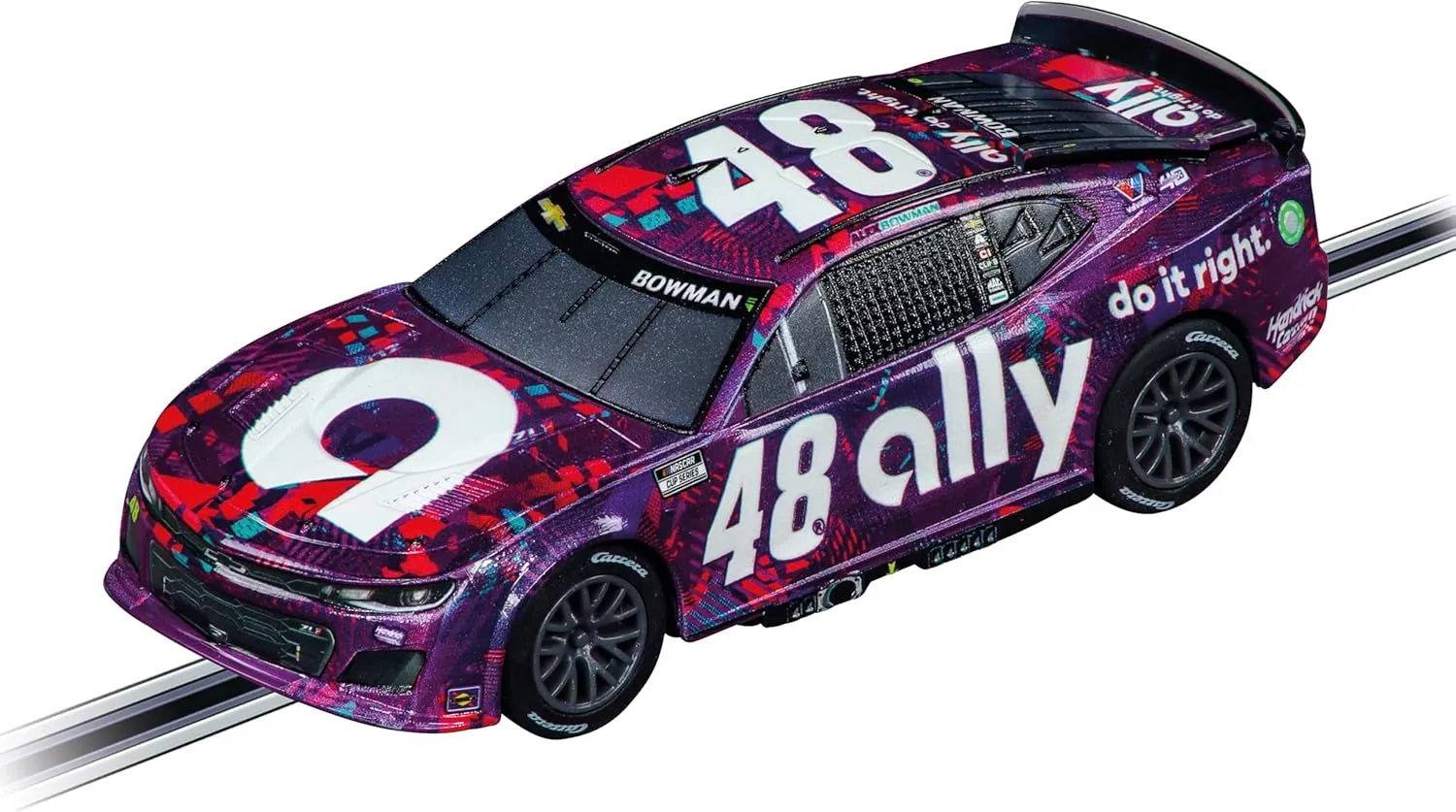 Carrera GO!!! Electric Powered Slot Car Racing Kids Toy Race Track Set 1:43 Scale, NASCAR Talladega Competition