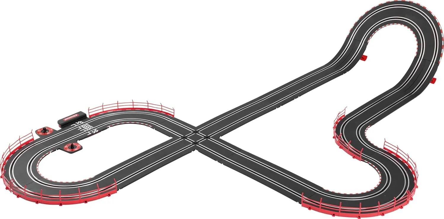 Carrera GO!!! Electric Powered Slot Car Racing Kids Toy Race Track Set 1:43 Scale, NASCAR Talladega Competition