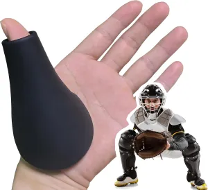 Catcher's Thumb Shield Baseball Thumb Guard 2 Size (Adult & Youth) Baseball & Softball Catchers Thumb Protector for Baseball Catcher Gear Training Aid Catcher Accessories Reduce Sting