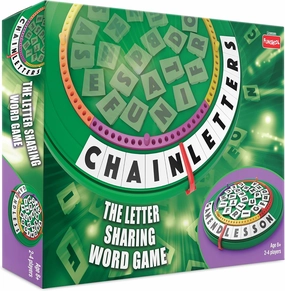 Chain Letters Educational Game for Kids, Adults & Family - Fun Letter Sharing Word Game for 2-4 Players, 8  Years - Improve Vocabulary, Verbal Skills, and Language with Engaging Gameplay