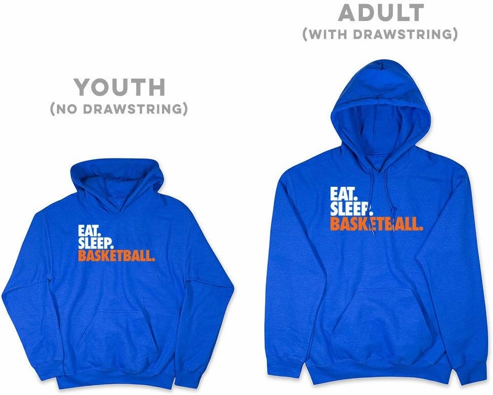ChalkTalkSPORTS Basketball Standard Sweatshirt | Eat Sleep Basketball | Youth and Adult Sizes