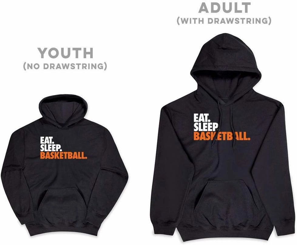 ChalkTalkSPORTS Basketball Standard Sweatshirt | Eat Sleep Basketball | Youth and Adult Sizes