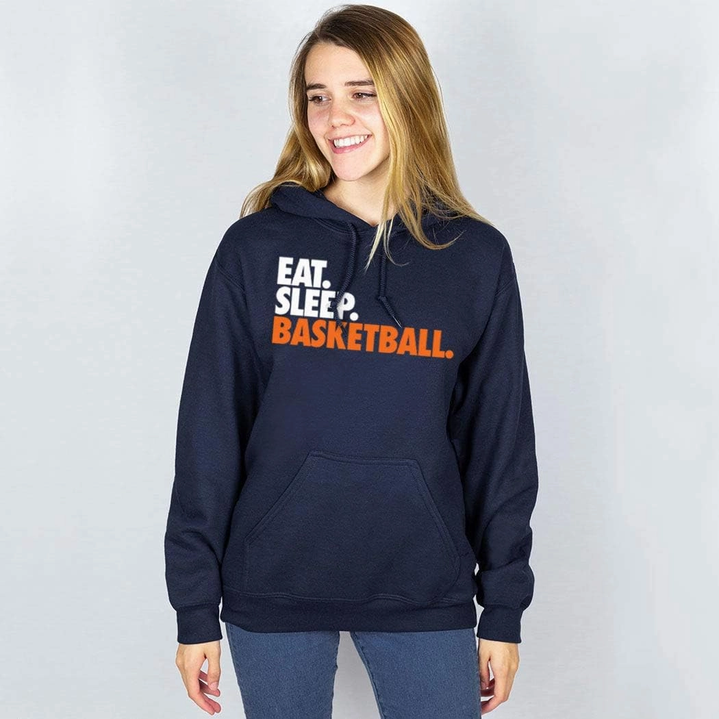 ChalkTalkSPORTS Basketball Standard Sweatshirt | Eat Sleep Basketball | Youth and Adult Sizes