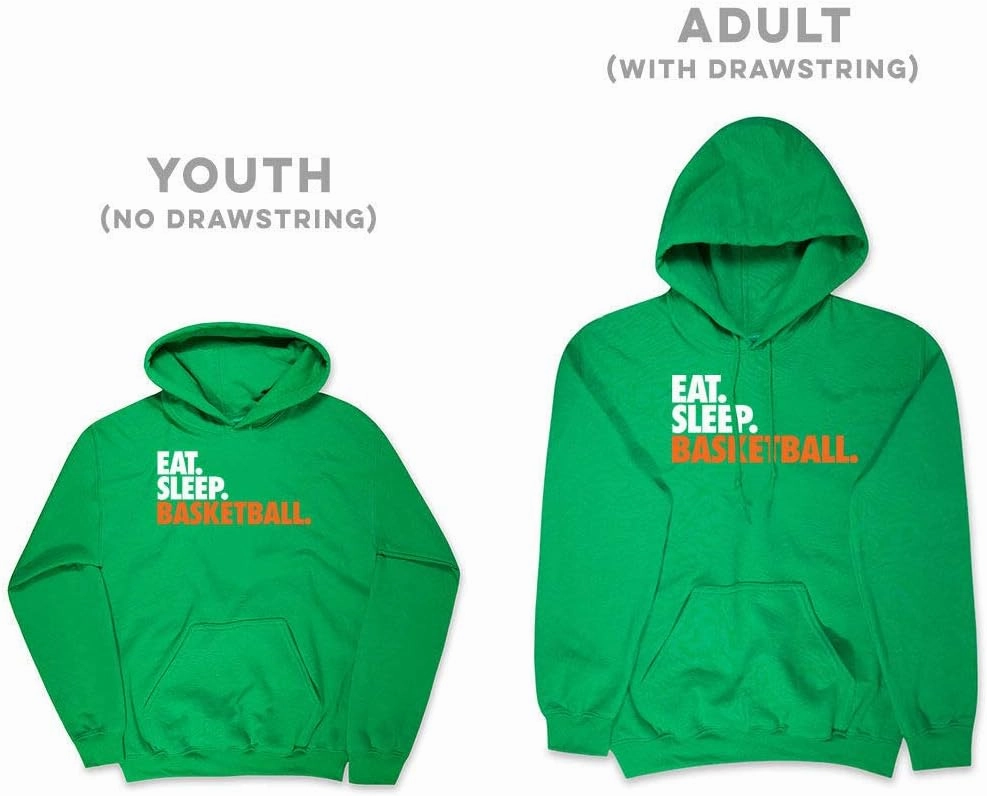 ChalkTalkSPORTS Basketball Standard Sweatshirt | Eat Sleep Basketball | Youth and Adult Sizes
