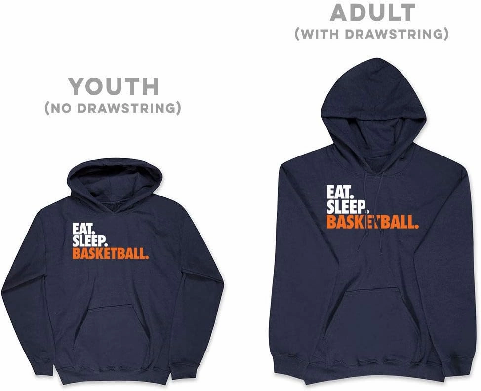 ChalkTalkSPORTS Basketball Standard Sweatshirt | Eat Sleep Basketball | Youth and Adult Sizes