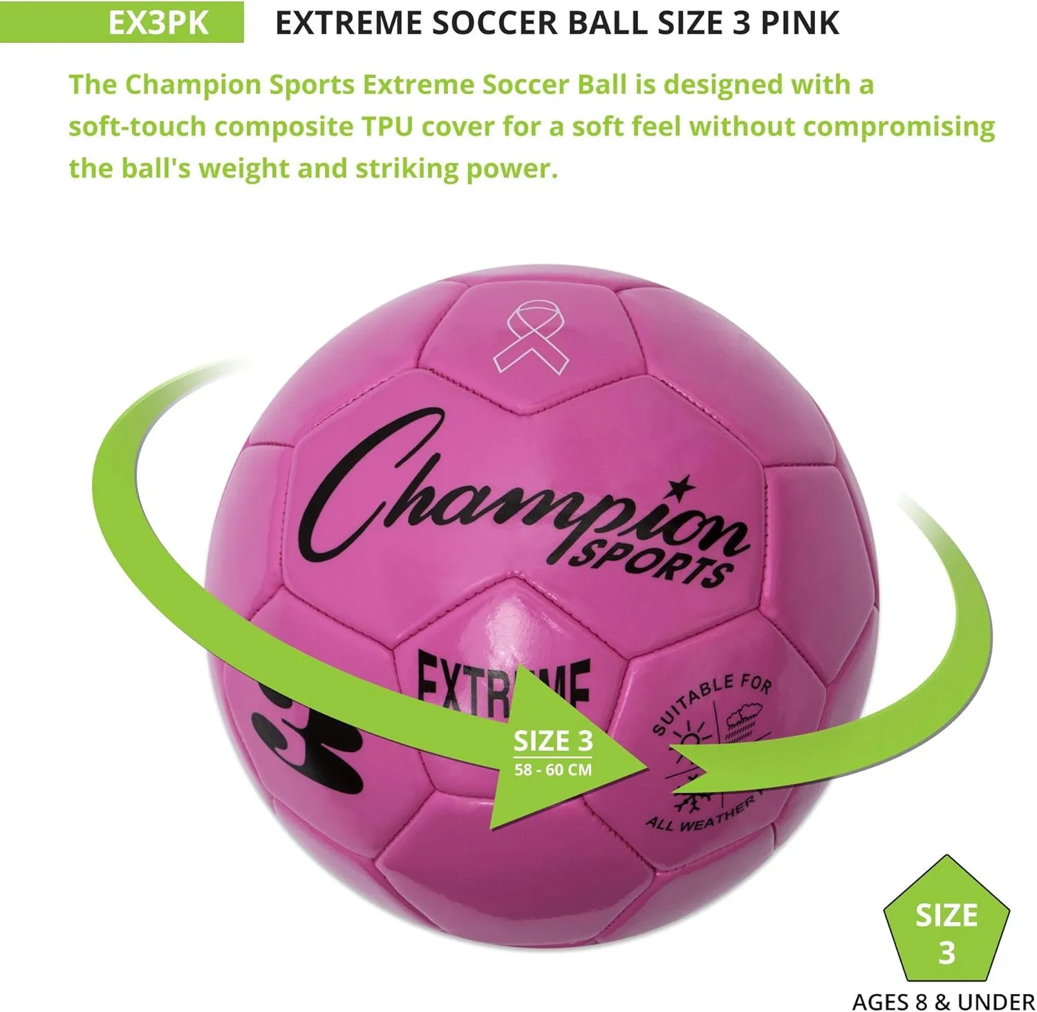 Champion Sports Extreme Series Soccer Ball