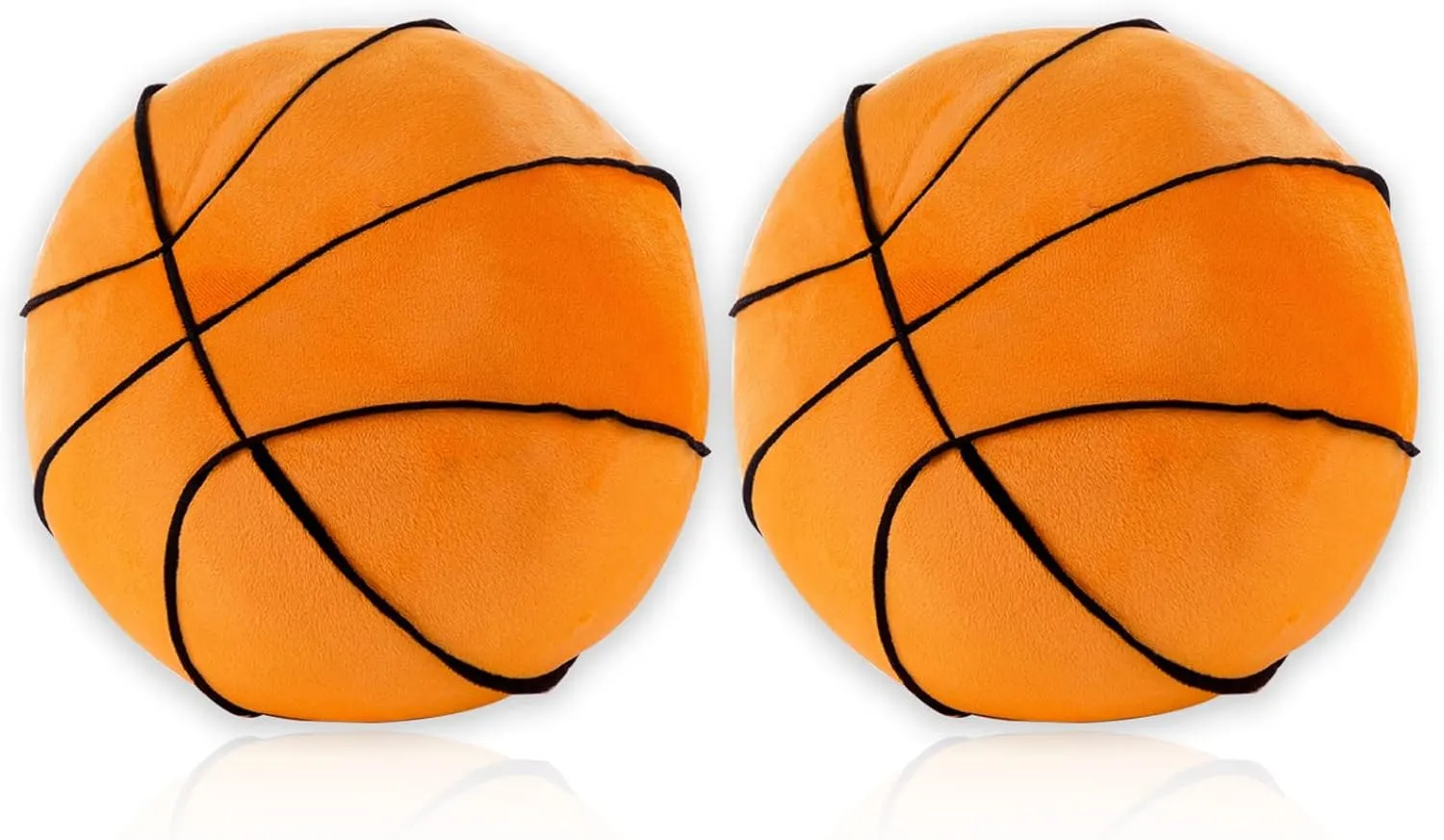 CHELEI2019 2PCS 11" Plush Basketball,Soft Sport Ball Pillow Stuffed Basketball Gift for Boys