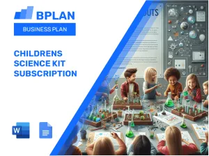 Childrens Science Kit Subscription Business Plan