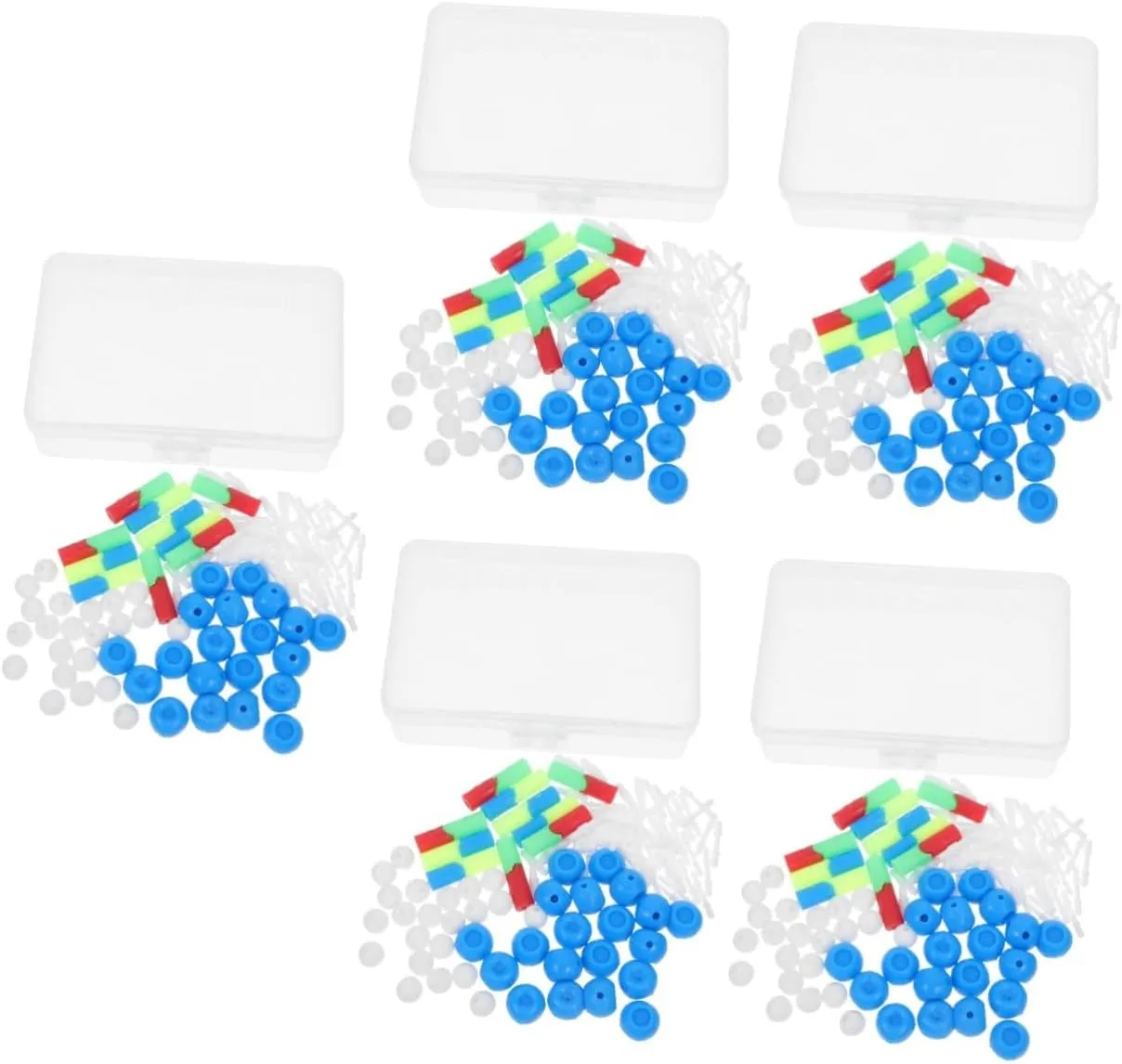CHILDWEET 5 Sets Science Classroom Decor DNA Model Kit Double Helix Structure for Students