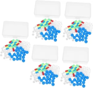 CHILDWEET 5 Sets Science Classroom Decor DNA Model Kit Double Helix Structure for Students