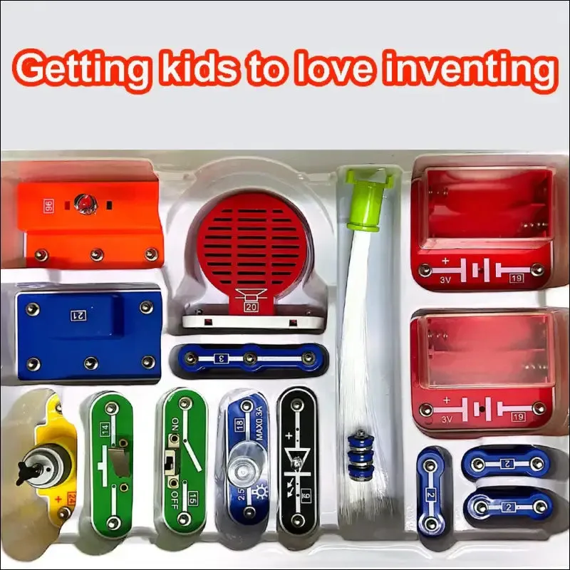 Circuit electronic blocks kit - science kits for kids