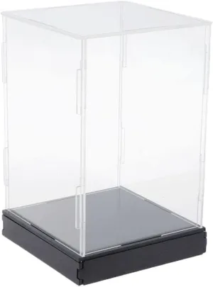 Clear Acrylic Display Case 15.75x11.81x15.75inch, Large ion Showcase Box for Toys, Stackable Assembly Action Figures Storage Case, Ideal for Toy Dolls, Car Models and More
