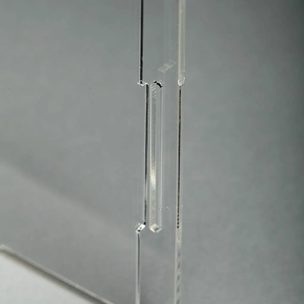 Clear Acrylic Display for Case Black Base Dustproof for Protection Model Toy Show Box Action Figures Showcase Shoe Boxes Clear Stackable Black, 18x16x25 cm