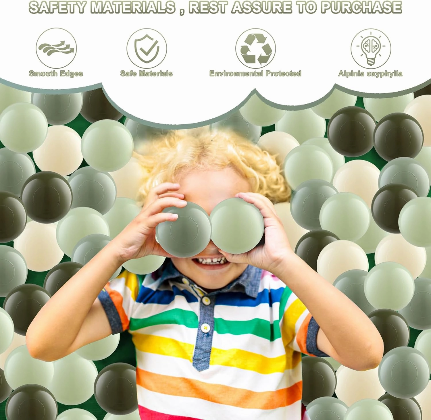 Clear Ball Pit Balls - Crush Proof Plastic Toy Balls for Boys and Girls