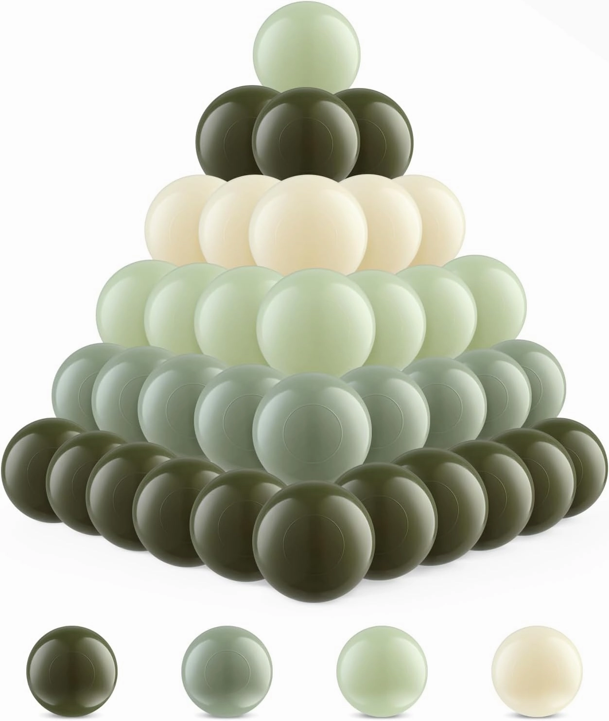 Clear Ball Pit Balls - Crush Proof Plastic Toy Balls for Boys and Girls