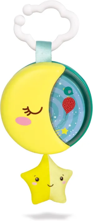 Clementoni - 17796 - Sleepy Moon - Baby Musical Toy for Crib, Baby Music Box, Baby Plays, Baby Play 0 Months