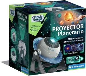 Clementoni - Space Projector - Interactive Planetarium - Learn Astronomy in Your Room - App with Augmented Reality and Solar System Curiosities - Children from 8 Years Old - 55564