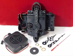 Clock Movement Mechanism with Dual Bell Chime, 1/4 Inch Thick Dial, Hermle 2214 2215 2114 2115