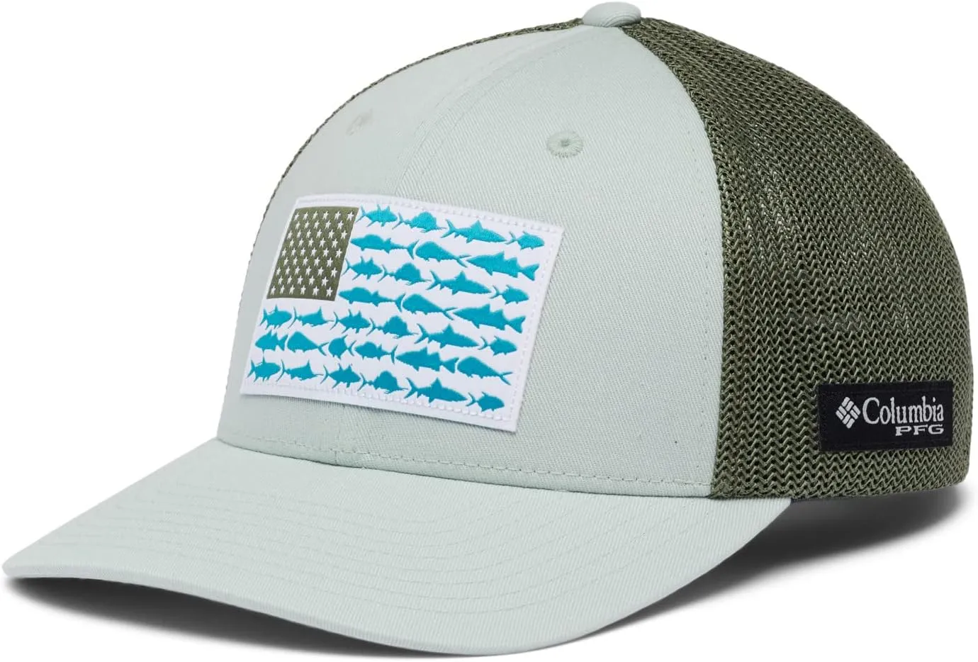 Columbia PFG Fish Flag Mesh Ball Cap-High