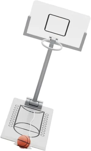 Creative Mini Desktop Basketball Game Portable Tabletop Basketball Hoop for Fun Play Miniature Sports Game for Adults Great for Relief and Leisure