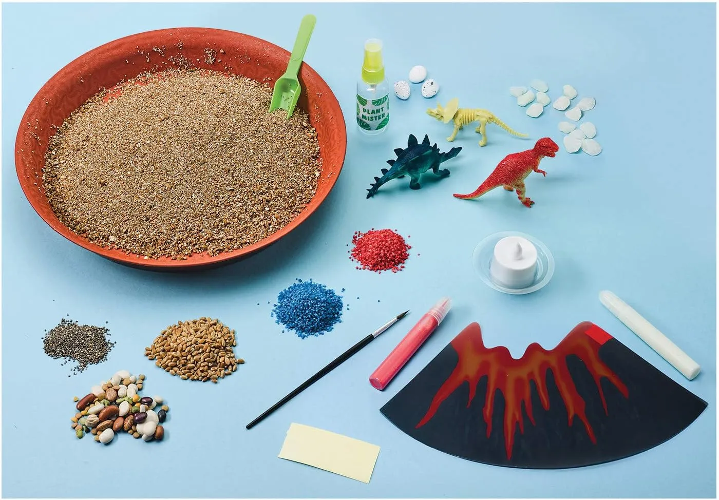 Creativity for Kids Grow N’ Glow Dinosaur Habitat – Create Your Own Dino Garden Kit - Arts and Crafts for Boys and Girls