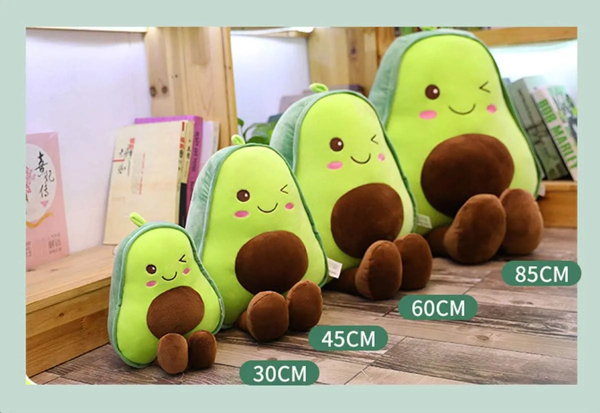 Cute Stuffed Fruit Plush Toy Doll Large Avocado Pillow