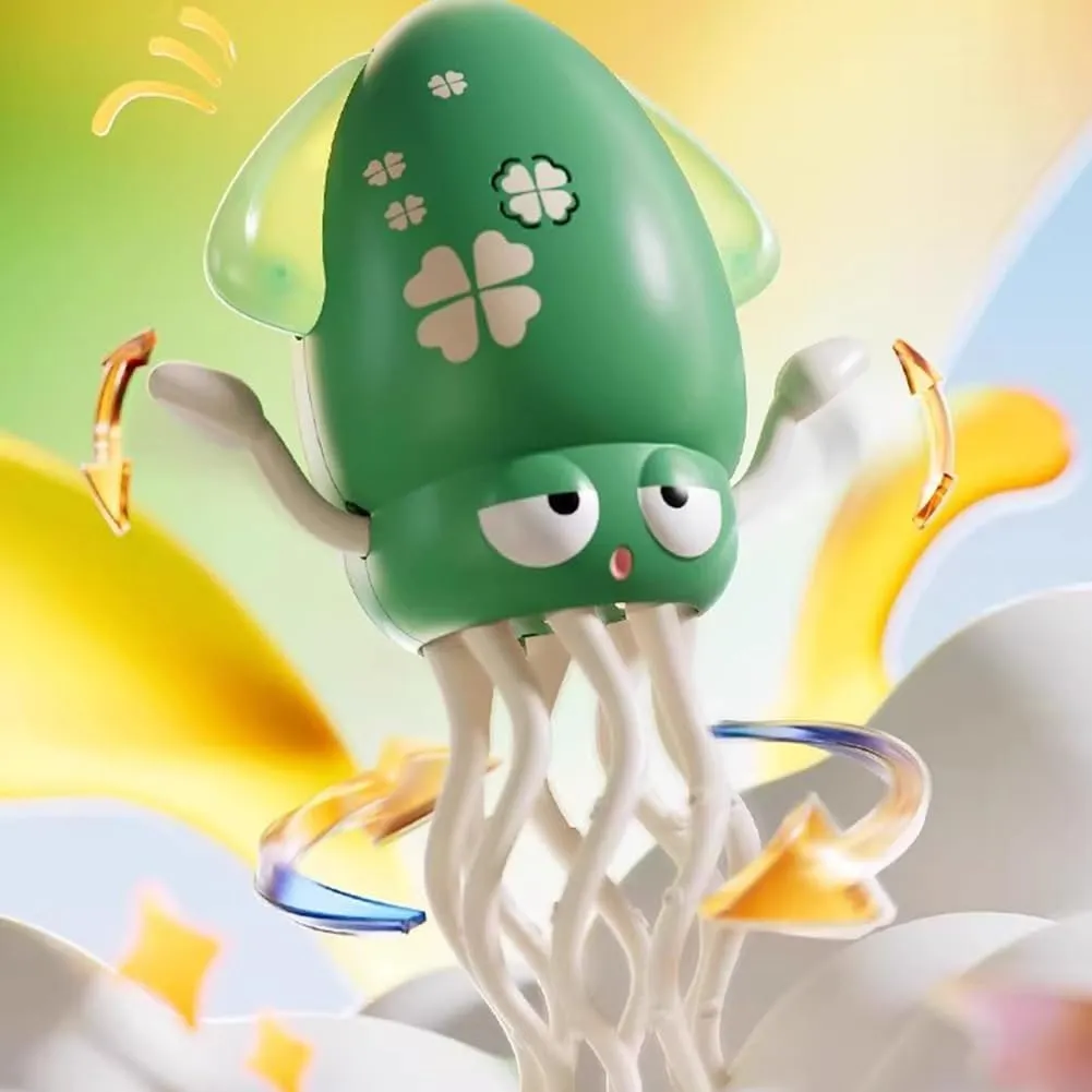 Dancing Octopus Toy, Electric Dancing Octopus Toy with LED & Music,Creative Crazy 8-Leg Action Crawling Octopus