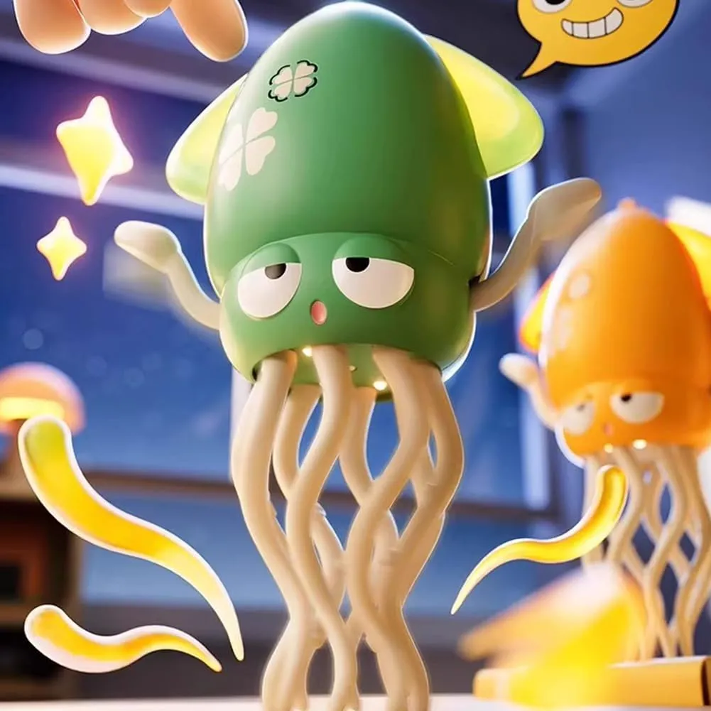 Dancing Octopus Toy, Electric Dancing Octopus Toy with LED & Music,Creative Crazy 8-Leg Action Crawling Octopus