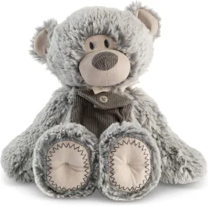 DEMDACO Pocket Prayer Teddy Bear Grey 11 Inch Polyester Plush Fabric Stuffed Animal Toy