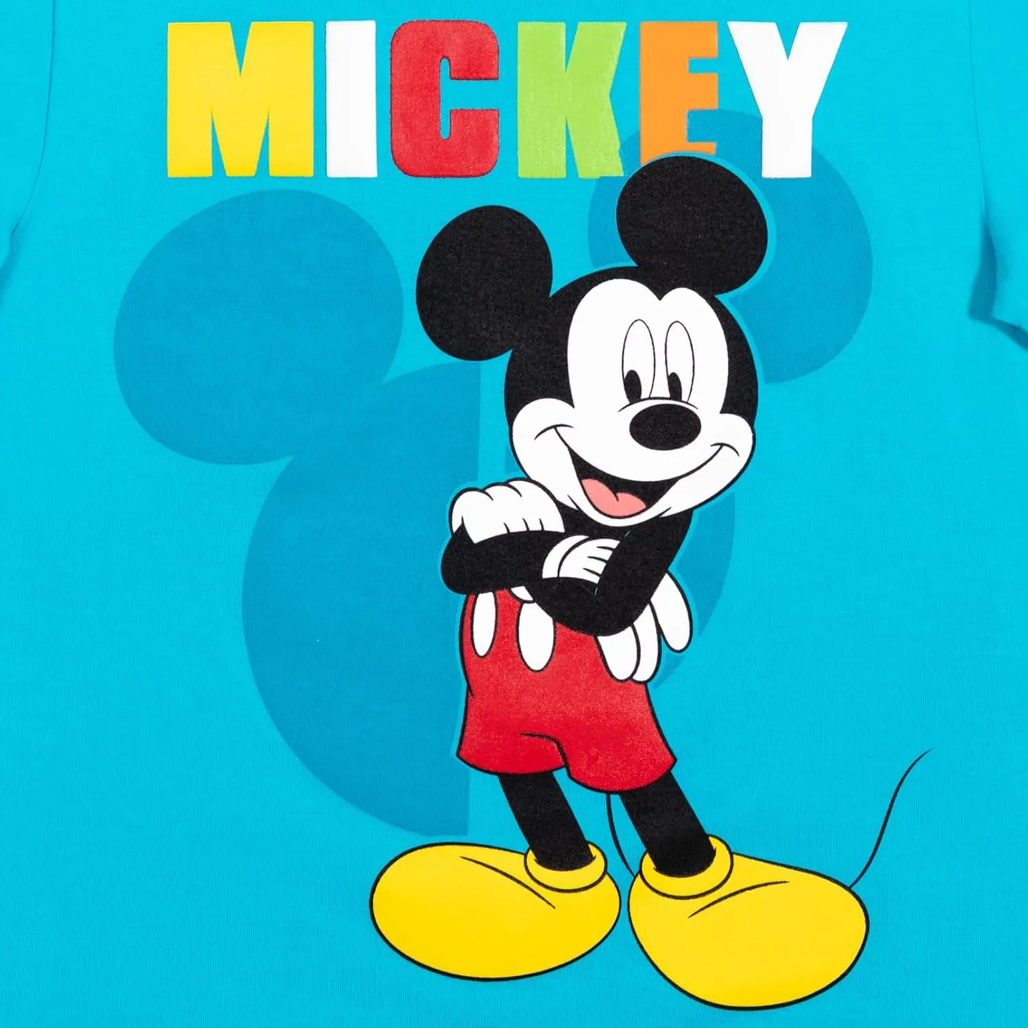 Disney Mickey Mouse T-Shirt and Shorts Outfit Set Infant to Big Kid Sizes (12 Months - 12)