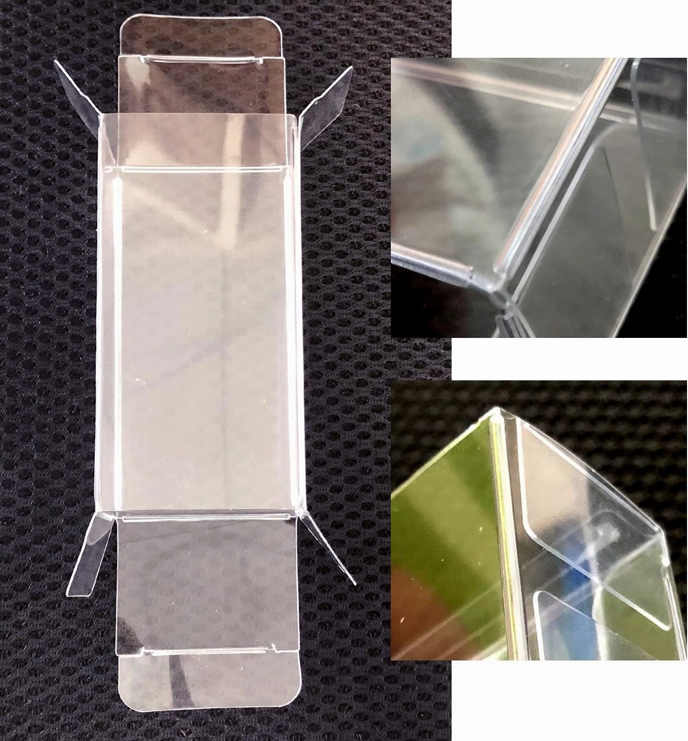 Display Case Protector Compatible for Hot Wheels 1/64 Display Case Die Cast Standard-Sized Cars- 0.45MM PET Protector - Pack of 50 Toy Car Storage Organizer