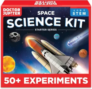 Doctor Jupiter Space Science Kit for Kids Ages 8-9-10-11-12-13-14 | Birthday Gifts for Boys 8  Years Old | STEM Toy with 50  Experiments | Learning & Educational Kits