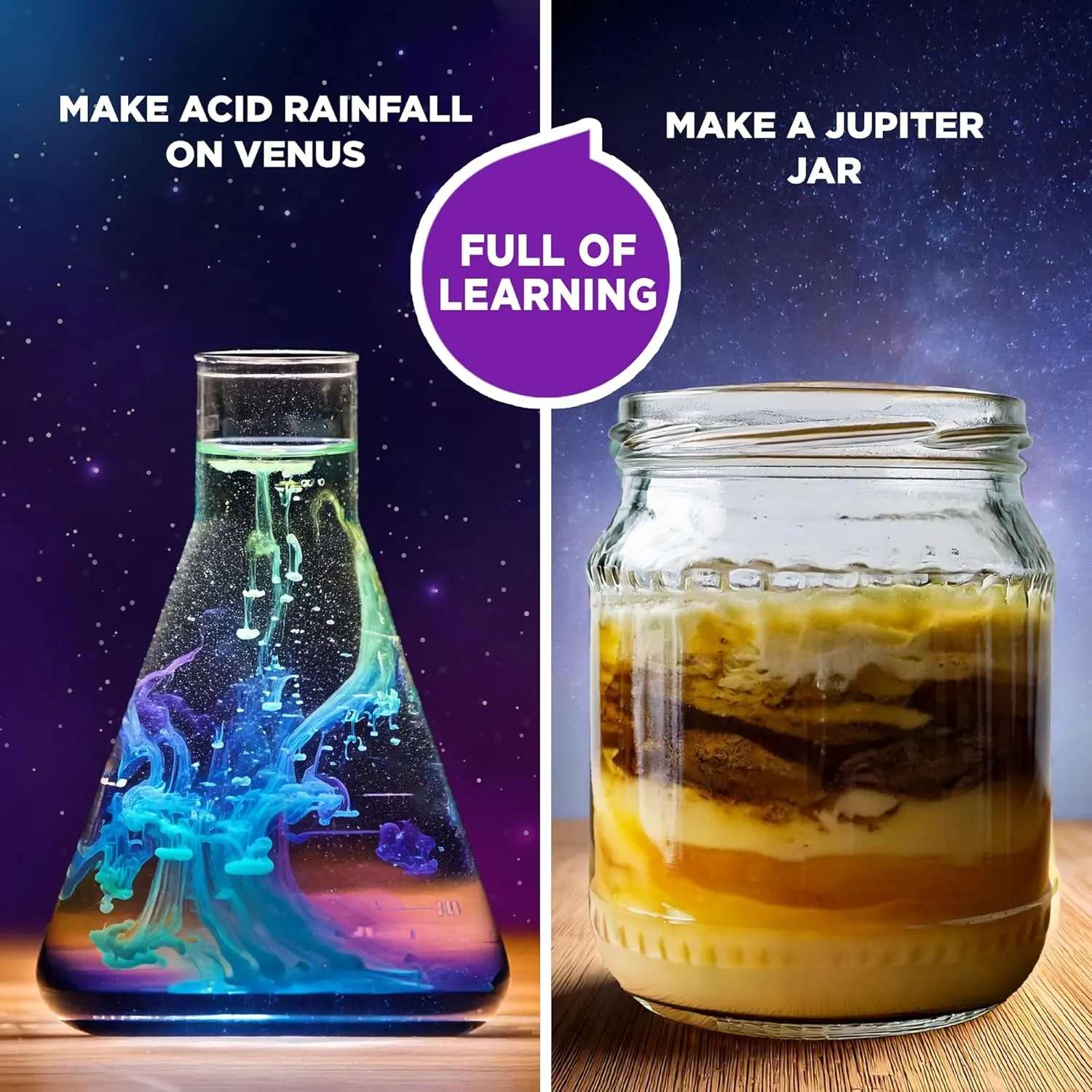 Doctor Jupiter Space Science Kit for Kids Ages 8-9-10-11-12-13-14 | Birthday Gifts for Boys 8  Years Old | STEM Toy with 50  Experiments | Learning & Educational Kits