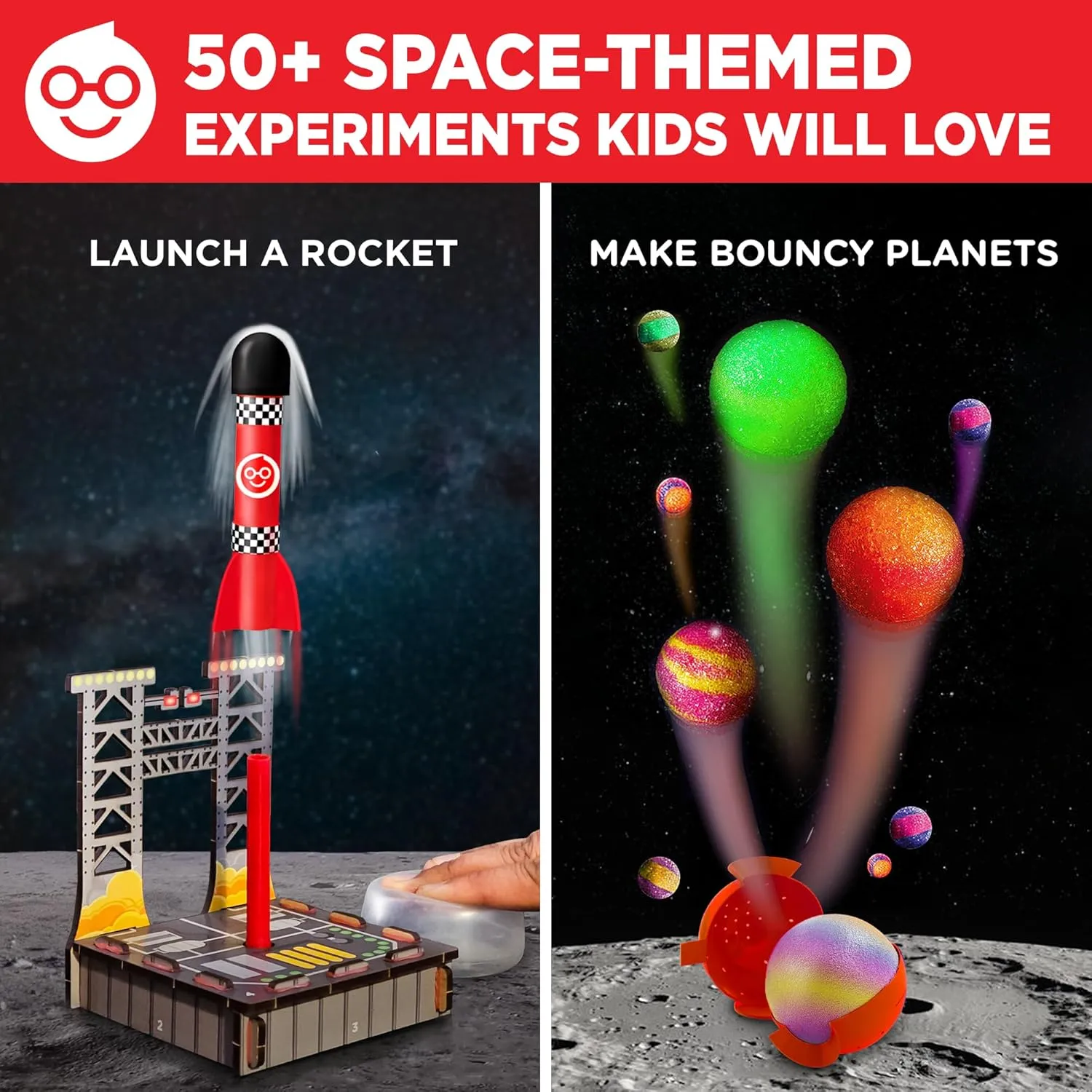 Doctor Jupiter Space Science Kit for Kids Ages 8-9-10-11-12-13-14 | Birthday Gifts for Boys 8  Years Old | STEM Toy with 50  Experiments | Learning & Educational Kits
