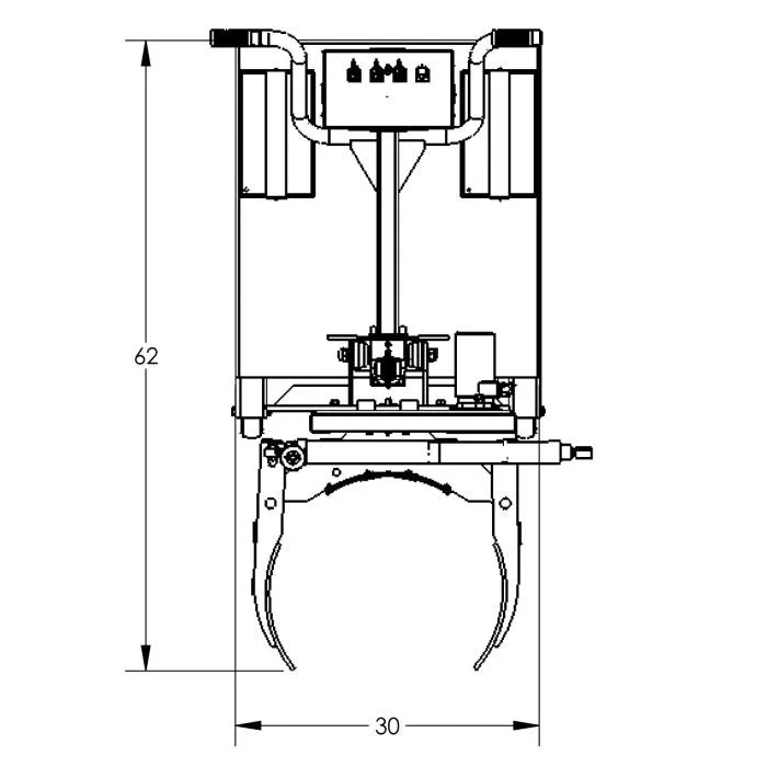 Drum Lift & Rotator | 78'' | Semi-Powered | Grip | Counterweighted | Valley Craft