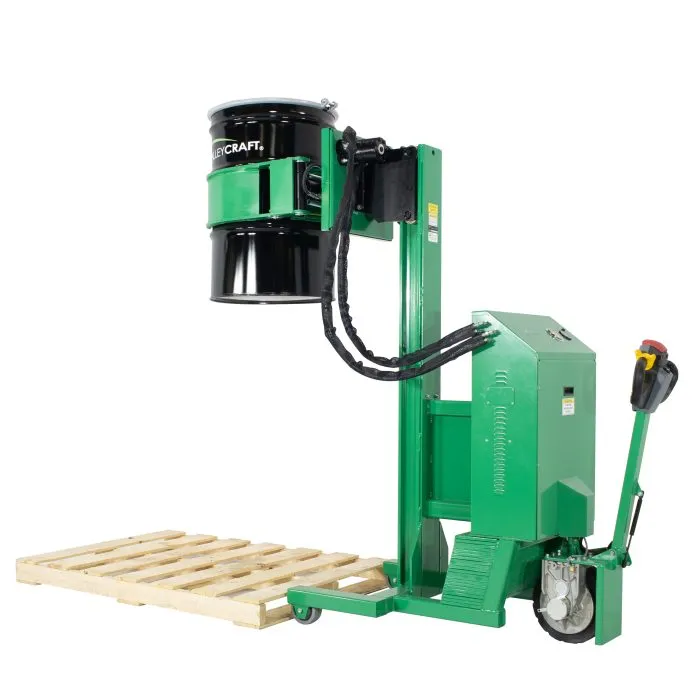 Drum Lift and Rotator | 78'' | Fully Powered | Grip | Counterweighted | Valley Craft