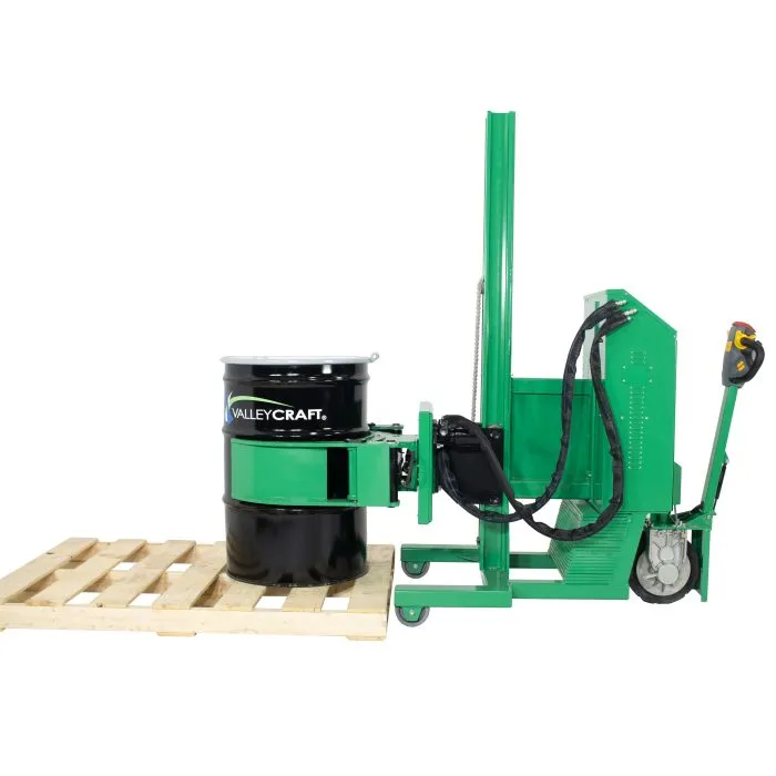 Drum Lift and Rotator | 78'' | Fully Powered | Grip | Counterweighted | Valley Craft