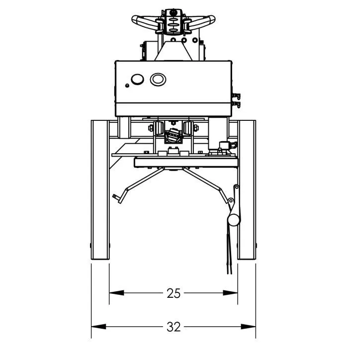 Drum Lift and Rotator | 90'' | Fully Powered | Strap | Straddle | Valley Craft