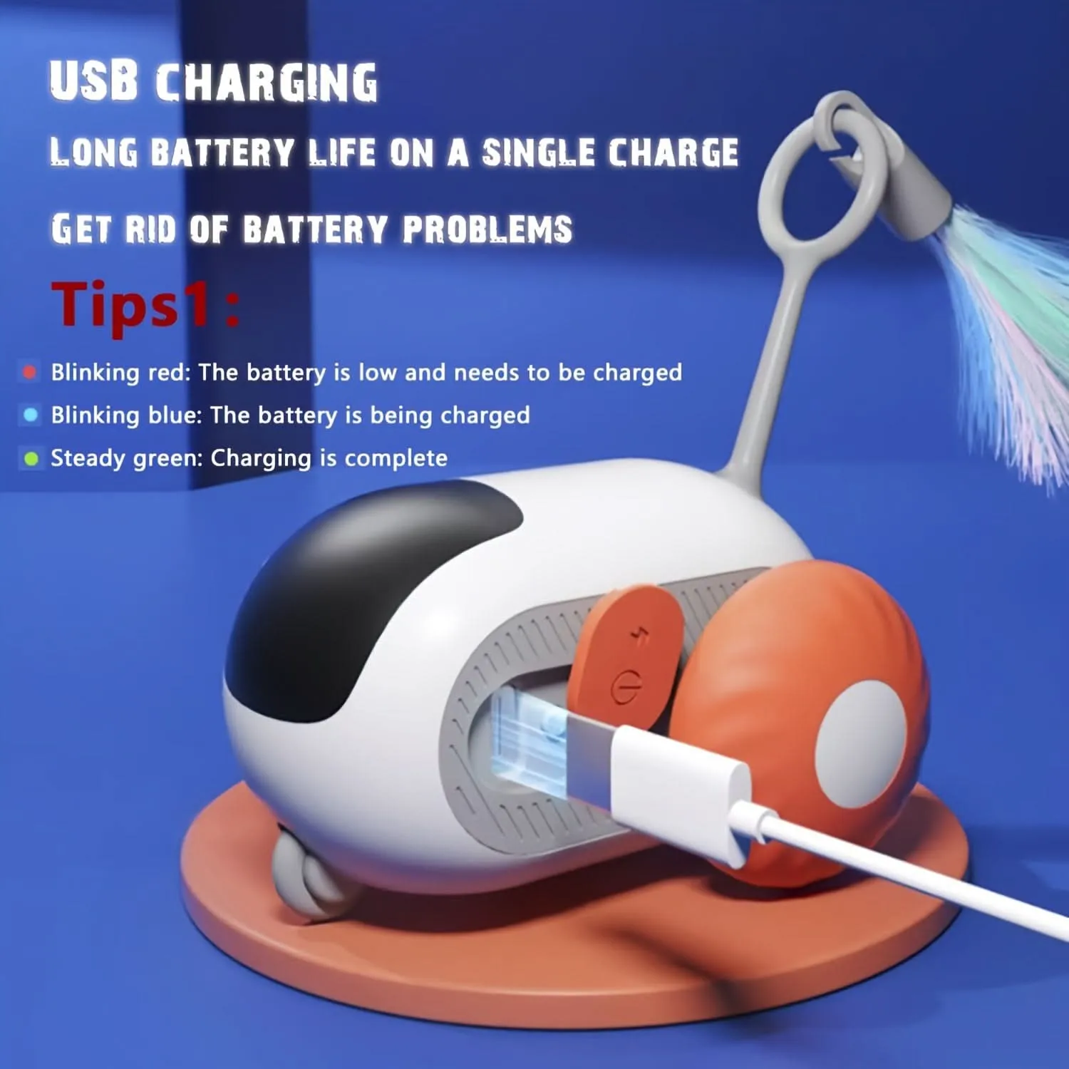 Dual-Mode Remote Control Electric Car Teasing Cat Toy