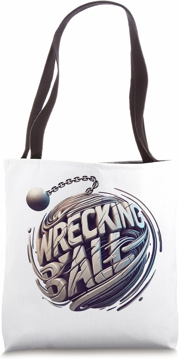Dynamic Wrecking Ball Tote Bag