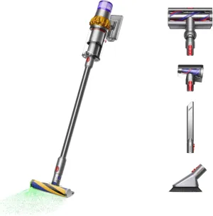 Dyson V15 Detect Plus Cordless Vacuum, Yellow/Nickel (Renewed)
