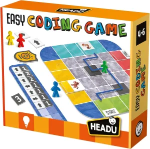 Easy Coding Game for Ages 4-7 - STEM Coding Games, Kit for Kids Activities, Learning Programming Kit Toys, Board Game Gift for Kids, Preschool Learning Toys, Teacher Homeschool Supplies