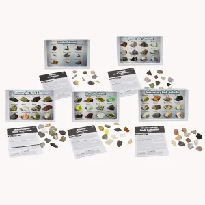 Educational Insights Complete Rock, Mineral, & Fossil Collection - Educational Science Kits for Kids, Classroom Rock Collection, Geology Kit, STEM Sets and Gifts for Boys and Girls Ages 8 