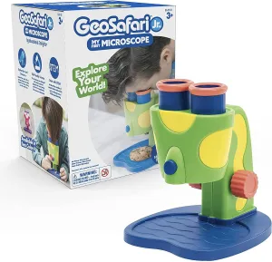 Educational Insights GeoSafari Jr. My First Kids Microscope Toy, Preschool Science, STEM Toy, Classroom Must Haves, Ages 3 