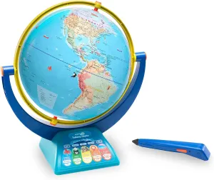 Educational Insights GeoSafari Jr. Talking Globe Featuring Bindi Irwin - Interactive Globe for Children, World Map for Kids, Classroom Geography Resources & Gifts for Boys and Girls Ages 4 
